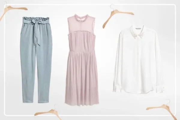 wearing light colours in the summer