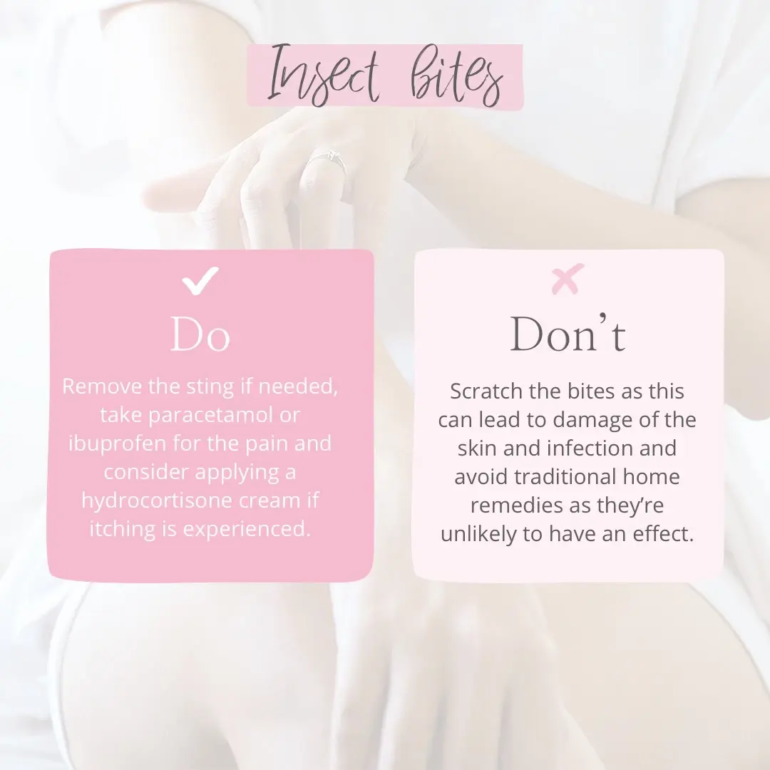 tips for insect bites